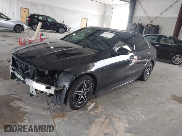 2023 Mercedes-Benz C 300 with VIN W1KAF4GB6PR093944, listed as a IAAI auction lot 41799118 with 23,296 mi miles and . Bid and sale history available at DreamBid. Image 17.