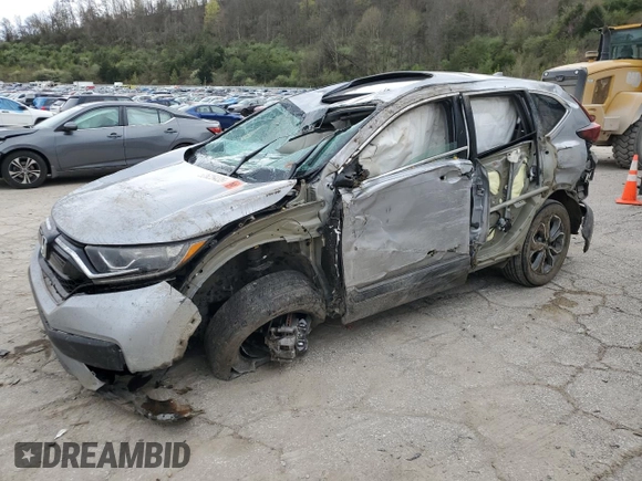 2022 Honda CR-V EX z VIN 2HKRW2H58NH646902, wystawiony jako Copart lot #52525435 z przebiegiem Nie podano mil oraz Nie do naprawy • Non repairable. Historia ofert i sprzedaży dostępna na DreamBid. Obrazek 1.