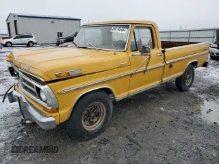 1971 Ford F-250 z VIN F25HRL00594, wystawiony jako Copart lot #86818544 z przebiegiem 61 417 mil mil oraz Szkoda całkowita • Salvage title. Historia ofert i sprzedaży dostępna na DreamBid. Obrazek 1.
