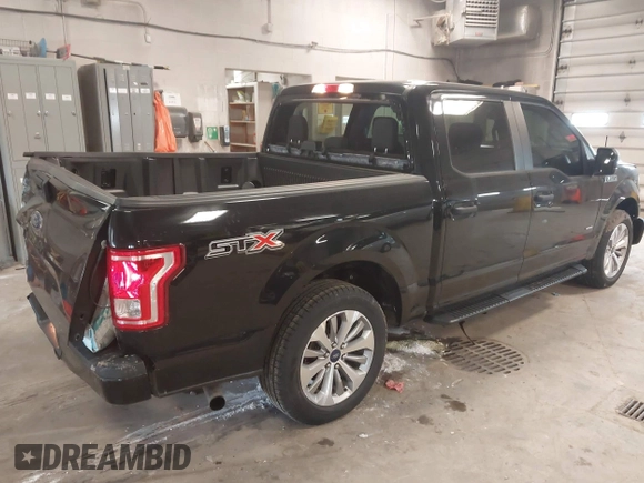 2017 Ford F-150 XL with VIN 1FTEW1CP0HKE06105, listed as a IAAI auction lot 41997875 with 84,174 mi miles and . Bid and sale history available at carsss.com. Image 4.