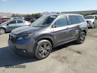 2020 Honda Passport EX-L with VIN 5FNYF7H57LB002490, listed as a Copart auction lot 75344324 with 49,444 mi miles and Salvage Title. Bid and sale history available at carsss.com. Image 1.