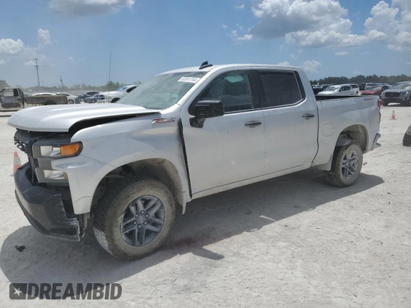 2022 Chevrolet Silverado 1500 Custom Trail Boss with VIN 3GCPYCEK7NG190983, listed as a Copart auction lot 53241744 with 71,301 mi miles and Non Repairable. Bid and sale history available at DreamBid. Image 1.