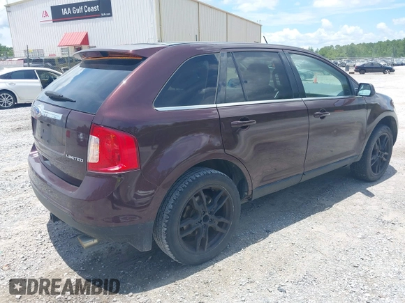 2011 Ford Edge Limited with VIN 2FMDK3KCXBBB10149, listed as a IAAI auction lot 42550935 with 272,656 mi miles and . Bid and sale history available at DreamBid. Image 4.