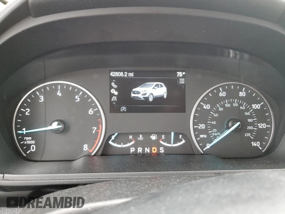 2018 Ford EcoSport SE с VIN MAJ3P1TE1JC190595, выставлен на аукционе Copart как лот 51249705 с пробегом 42 808 миль миль и Списание • Salvage title. История ставок и продаж доступна на DreamBid. Изображение 9.