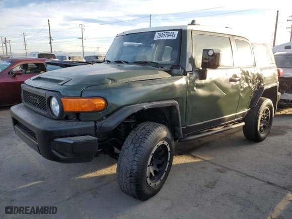 2014 Toyota FJ Cruiser with VIN JTEBU4BF7EK186066, listed as a Copart auction lot 78457944 with 88,297 mi miles and Salvage Title. Bid and sale history available at carsss.com. Image 1.