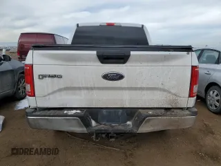 2017 Ford F-150 XL with VIN 1FTEW1E89HKC46487, listed as a Copart auction lot 45216065 with 153,488 mi miles and Salvage Title. Bid and sale history available at carsss.com. Image 6.