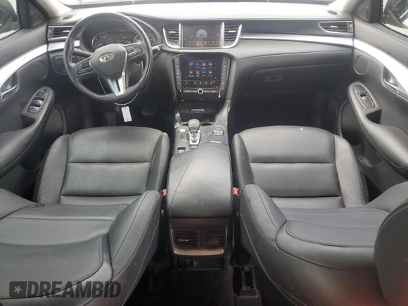 2019 Infiniti QX50 LUXE with VIN 3PCAJ5M17KF122876, listed as a Copart auction lot 52602035 with 95,387 mi miles and Salvage Title. Bid and sale history available at carsss.com. Image 8.