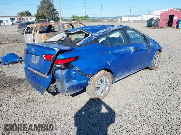 2022 Nissan Versa S with VIN 3N1CN8DV7NL850935, listed as a IAAI auction lot 42068001 with 35,801 mi miles and . Bid and sale history available at DreamBid. Image 4.