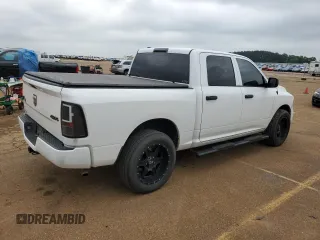 2018 Ram 1500 Express with VIN 1C6RR7KT1JS296009, listed as a Copart auction lot 54512045 with 154,621 mi miles and Salvage title. Bid and sale history available at DreamBid. Image 3.