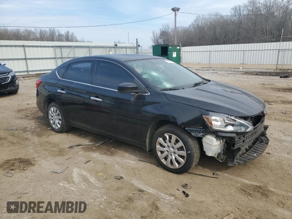 2019 Nissan Sentra S z VIN 3N1AB7AP9KY349415, wystawiony jako Copart lot #43238175 z przebiegiem 170 950 mil mil oraz Szkoda całkowita • Salvage title. Historia ofert i sprzedaży dostępna na DreamBid. Obrazek 4.