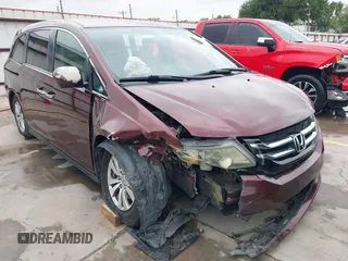 2015 Honda Odyssey EX z VIN 5FNRL5H45FB089111, wystawiony jako IAAI lot #42136254 z przebiegiem 149 324 mil mil oraz . Historia ofert i sprzedaży dostępna na DreamBid. Obrazek 1.