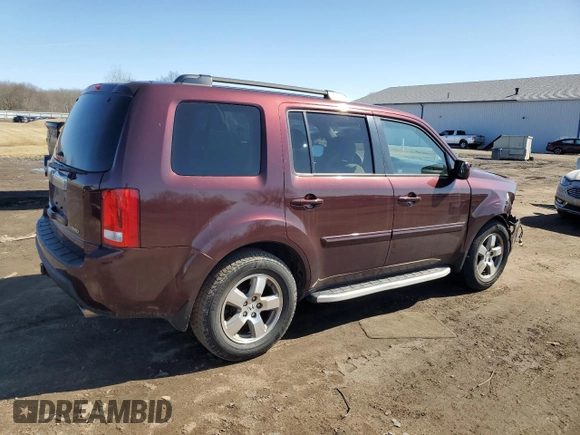 2011 Honda Pilot EX with VIN 5FNYF4H40BB080680, listed as a Copart auction lot 48696295 with 103,901 mi miles and Salvage Title. Bid and sale history available at carsss.com. Image 3.