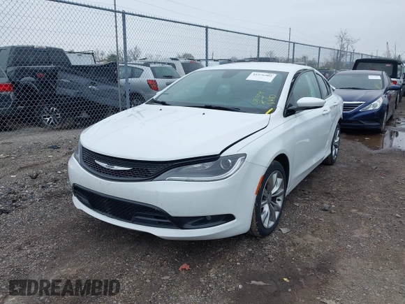 2016 Chrysler 200 S with VIN 1C3CCCBB0GN105093, listed as a IAAI auction lot 41976905 with 105,774 mi miles. Bid and sale history available at carsss.com. Image 18.