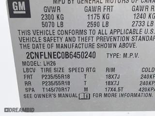 2011 Chevrolet Equinox LT w/2LT with VIN 2CNFLNEC0B6450240, listed as a IAAI auction lot 41771393 with 127,775 mi miles. Bid and sale history available at carsss.com. Image 9.