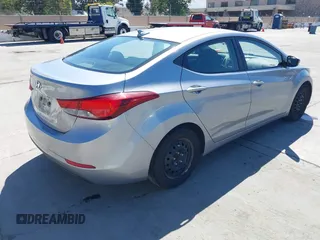 2016 Hyundai Elantra SE with VIN 5NPDH4AE2GH708646, listed as a IAAI auction lot 42543326 with 109,490 mi miles and . Bid and sale history available at DreamBid. Image 4.
