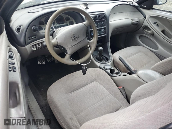 1999 Ford Mustang with VIN 1FAFP4040XF146055, listed as a Copart auction lot 55977035 with Not provided miles and Salvage title. Bid and sale history available at DreamBid. Image 8.