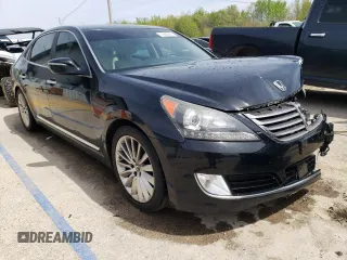 2014 Hyundai Equus Ultimate z VIN KMHGH4JH7EU082551, wystawiony jako Copart lot #51662824 z przebiegiem 129 260 mil mil oraz Szkody całkowita. Historia ofert i sprzedaży dostępna na DreamBid. Obrazek 4.