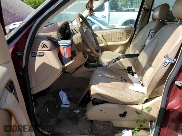 2001 Mercedes-Benz M 320/430/500 with VIN 4JGAB54E91A256176, listed as a Copart auction lot 55610525 with 215,120 mi miles and Salvage Title. Bid and sale history available at DreamBid. Image 7.