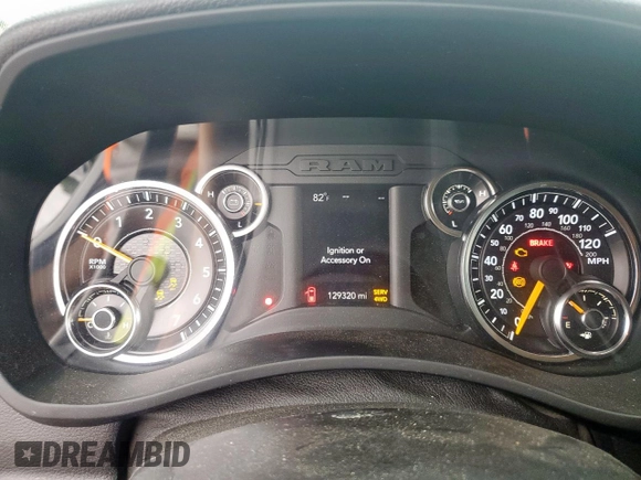 2019 Ram 2500 Tradesman with VIN 3C6UR5HJ6KG570026, listed as a Copart auction lot 63488505 with 129,320 mi miles and Clean title. Bid and sale history available at DreamBid. Image 9.