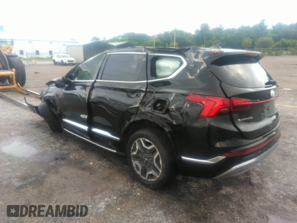 2021 Hyundai Santa Fe Calligraphy with VIN 5NMS5DAL8MH337709, listed as a IAAI auction lot 39766473 with 60,397 mi miles and . Bid and sale history available at DreamBid. Image 3.