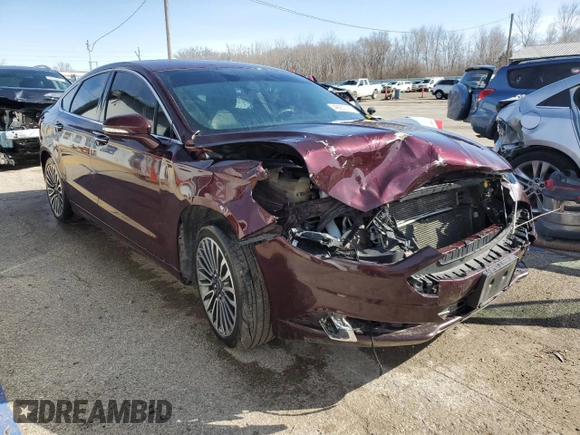 2017 Ford Fusion SE with VIN 3FA6P0H9XHR199696, listed as a Copart auction lot 49957275 with 139,677 mi miles and Salvage Title. Bid and sale history available at DreamBid. Image 4.