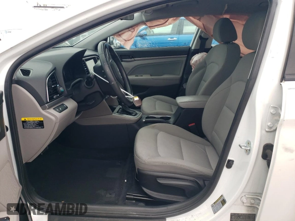 2017 Hyundai Elantra SE with VIN 5NPD84LF4HH115698, listed as a Copart auction lot 51872295 with 53,587 mi miles and Salvage Title. Bid and sale history available at DreamBid. Image 7.