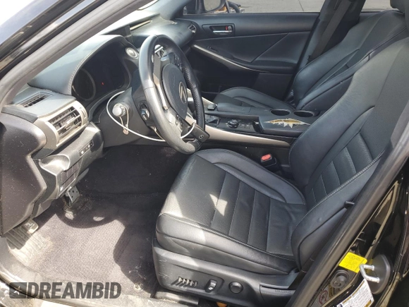 2014 Lexus IS 250 with VIN JTHBF1D22E5018176, listed as a Copart auction lot 54751925 with 114,490 mi miles and Salvage title. Bid and sale history available at DreamBid. Image 7.