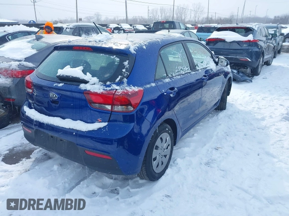 2020 Kia Rio S with VIN 3KPA25AD2LE342042, listed as a IAAI auction lot 41585066 with 23,086 mi miles and . Bid and sale history available at DreamBid. Image 4.