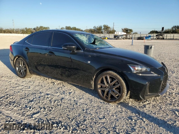 2017 Lexus IS 350 with VIN JTHBE1D22H5030500, listed as a Copart auction lot 80878414 with 76,788 mi miles and Salvage Title. Bid and sale history available at DreamBid. Image 4.