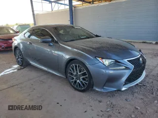 2017 Lexus RC with VIN JTHHE5BC6H5016032, listed as a Copart auction lot 87004464 with 50,032 mi miles and Salvage Title. Bid and sale history available at carsss.com. Image 4.