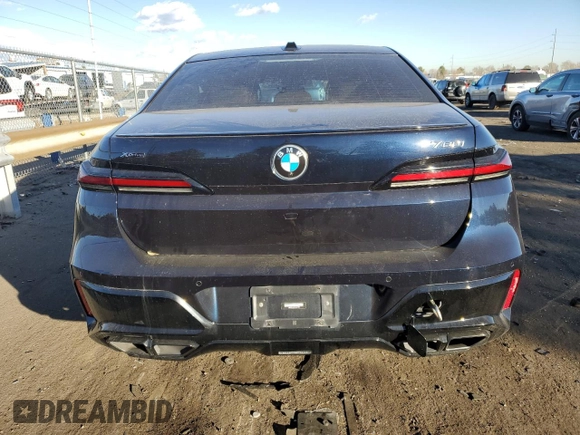 2023 BMW 7 Series 760i xDrive with VIN WBA33EJ0XPCM31466, listed as a Copart auction lot 79485593 with 12,374 mi miles and . Bid and sale history available at DreamBid. Image 6.