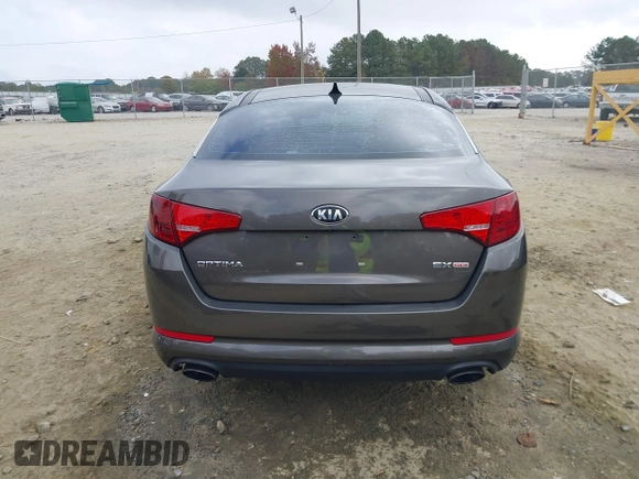 2013 Kia Optima EX with VIN 5XXGN4A78DG171179, listed as a IAAI auction lot 40747508 with Not Provided miles and . Bid and sale history available at carsss.com. Image 17.