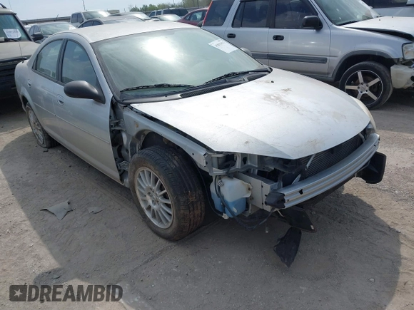 2005 Chrysler Sebring with VIN 1C3EL46X75N659846, listed as a IAAI auction lot 41813913 with 171,939 mi miles and . Bid and sale history available at DreamBid. Image 1.