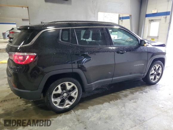 2020 Jeep Compass Limited with VIN 3C4NJCCB3LT152704, listed as a Copart auction lot 51909595 with 152,588 mi miles and Salvage title. Bid and sale history available at DreamBid. Image 3.