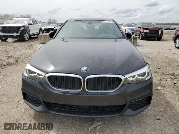 2018 BMW 5 Series 530e xDrive with VIN WBAJB1C51JG623953, listed as a Copart auction lot 51149905 with 86,799 mi miles and Salvage title. Bid and sale history available at DreamBid. Image 5.