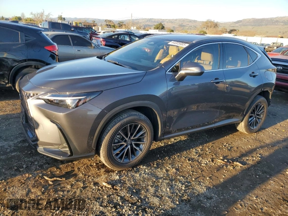 2023 Lexus NX with VIN 2T2GKCEZ5PC015106, listed as a Copart auction lot 44005985 with 21,168 mi miles and Salvage Title. Bid and sale history available at carsss.com. Image 1.