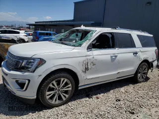 2020 Ford Expedition Max Platinum с VIN 1FMJK1MT5LEA92475, выставлен на аукционе Copart как лот 58872975 с пробегом 63 215 миль миль и Списание • Salvage title. История ставок и продаж доступна на DreamBid. Изображение 1.