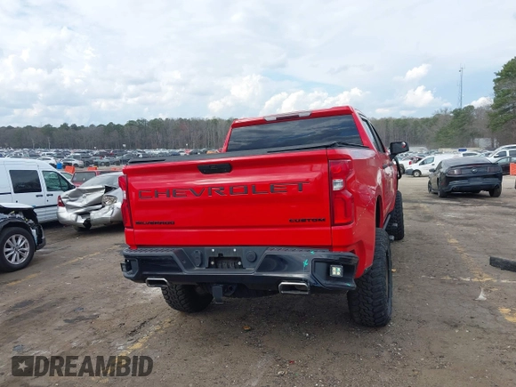 2020 Chevrolet Silverado 1500 Custom Trail Boss with VIN 3GCPYCEF2LG189479, listed as a IAAI auction lot 41794876 with 73,424 mi miles and . Bid and sale history available at DreamBid. Image 16.