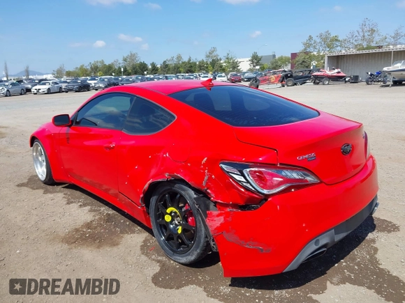 2014 Hyundai Genesis Coupe R-Spec z VIN KMHHT6KD3EU113885, wystawiony jako IAAI lot #42180909 z przebiegiem 65 272 mil mil oraz . Historia ofert i sprzedaży dostępna na DreamBid. Obrazek 6.