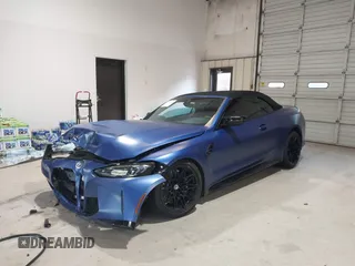 2023 BMW M4 Competition xDrive with VIN WBS33BA06PCL41709, listed as a IAAI auction lot 42395952 with 24,066 mi miles and . Bid and sale history available at DreamBid. Image 2.