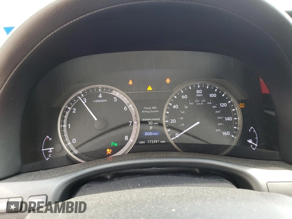 2013 Lexus GS 350 with VIN JTHBE1BL1D5009580, listed as a Copart auction lot 68319454 with 173,391 mi miles and Salvage Title. Bid and sale history available at carsss.com. Image 9.