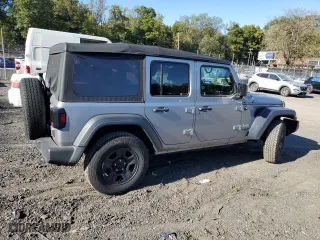 2018 Jeep Wrangler Unlimited Sport S with VIN 1C4HJXDGXJW290990, listed as a Copart auction lot 75910374 with 95,437 mi miles and Salvage Title. Bid and sale history available at carsss.com. Image 3.