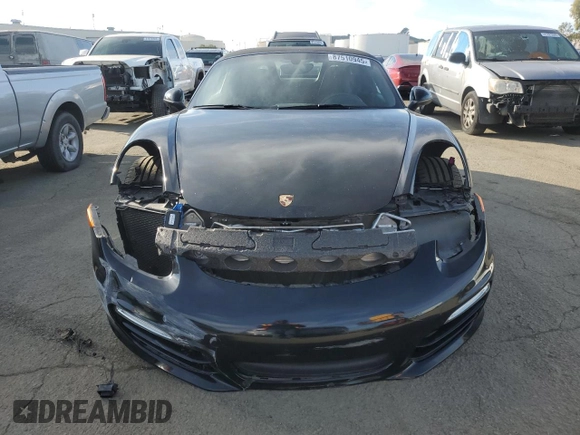 2014 Porsche Boxster with VIN WP0CA2A84ES121667, listed as a Copart auction lot 87510945 with 62,689 mi miles and Salvage title. Bid and sale history available at DreamBid. Image 5.
