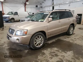 2007 Toyota Highlander Hybrid w/3rd Row with VIN JTEEW21A170038687, listed as a Copart auction lot 48467045 with 199,472 mi miles and Salvage Title. Bid and sale history available at carsss.com. Image 1.