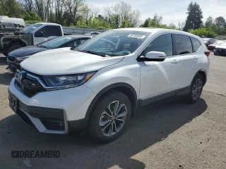 2022 Honda CR-V EX z VIN 7FARW2H54NE055954, wystawiony jako Copart lot #56185005 z przebiegiem 24 158 mil mil oraz Szkoda całkowita • Salvage title. Historia ofert i sprzedaży dostępna na DreamBid. Obrazek 1.