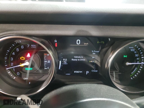 2022 Jeep Wrangler Unlimited Rubicon with VIN 1C4JJXR68NW259728, listed as a Copart auction lot 54884685 with 87,262 mi miles and Clean title. Bid and sale history available at DreamBid. Image 9.
