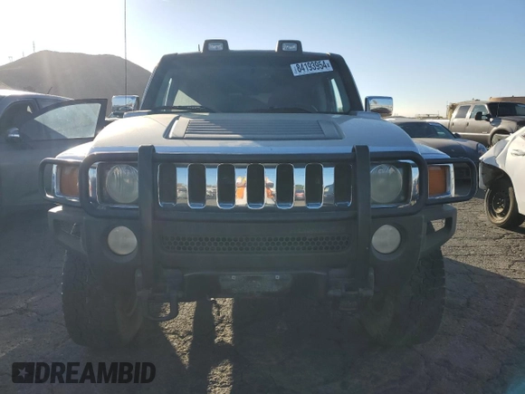 2007 Hummer H3 SUV with VIN 5GTDN13E978254231, listed as a Copart auction lot 84193954 with 129,926 mi miles and Salvage Title. Bid and sale history available at carsss.com. Image 5.