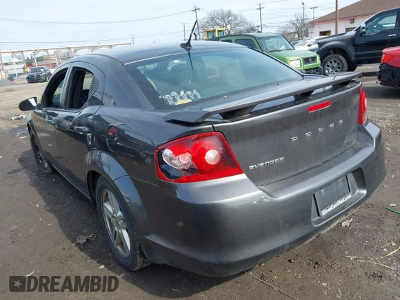 2014 Dodge Avenger SE with VIN 1C3CDZAG7EN218419, listed as a IAAI auction lot 41833778 with 133,192 mi miles. Bid and sale history available at carsss.com. Image 3.