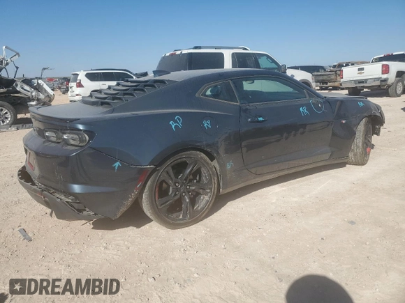 2022 Chevrolet Camaro 1LT with VIN 1G1FB1RS7N0127360, listed as a Copart auction lot 76622624 with 26,588 mi miles and Salvage Title. Bid and sale history available at carsss.com. Image 3.
