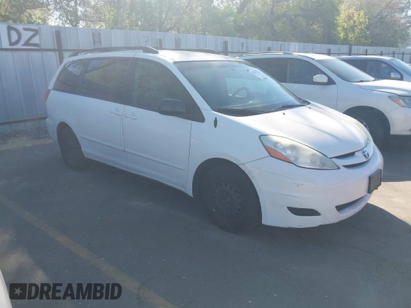 2007 Toyota Sienna CE with VIN 5TDZK23C27S013214, listed as a IAAI auction lot 42192349 with 208,832 mi miles and . Bid and sale history available at DreamBid. Image 1.
